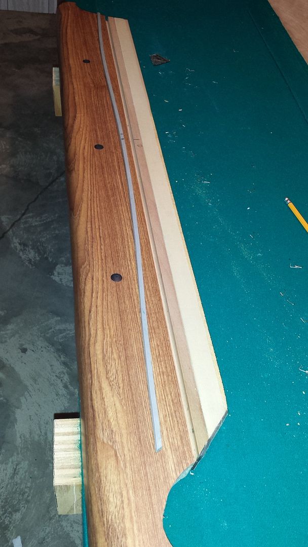 Pool Table Rails Before Photo by woodnjava Photobucket